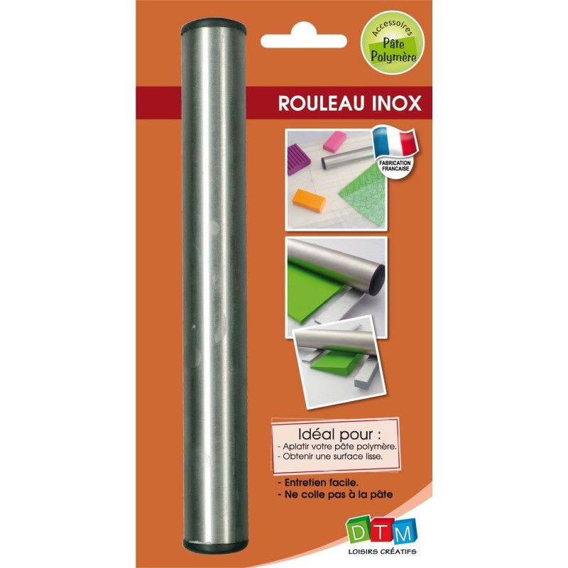 Rouleau de modelage en inox