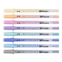 Set de feutres gel fluorescents Gelly Roll Moonlight de Sakura