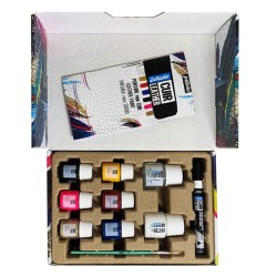 Coffret Sélection peinture sur cuir Sétacolor Cuir Pébéo