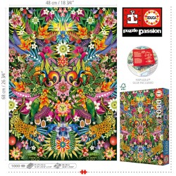Puzzle 1000 pièces - Toucans