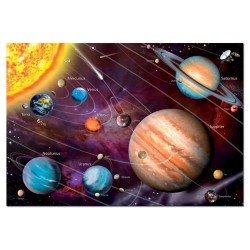Puzzle 1000 pièces - Système solaire "néon"