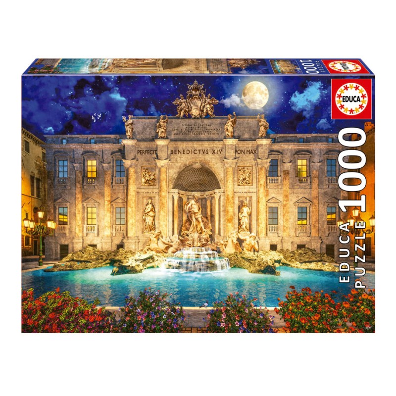 Puzzle 1000 pièces - Fontana di Trevi, Roma