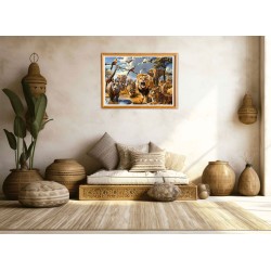 Puzzle 1000 pièces - Animaux sauvages