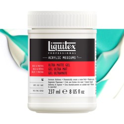 Médium gel ultra-mat Liquitex, pot 237 ml