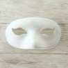 Masque loup simple pour adulte blanc flexible