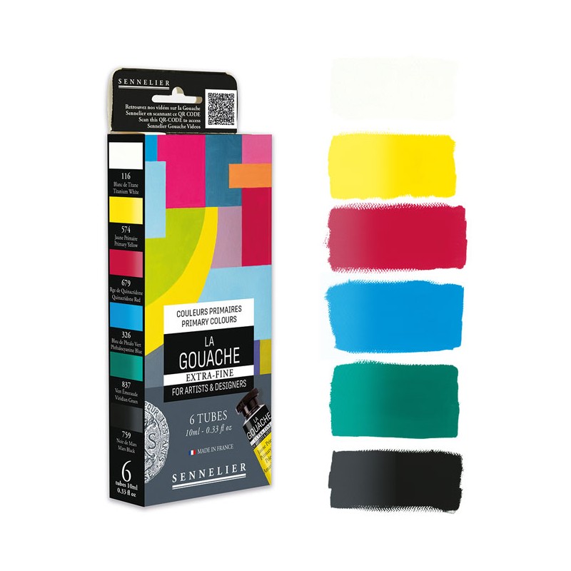 Set thématique de gouache extra-fine Sennelier 6x10 ml