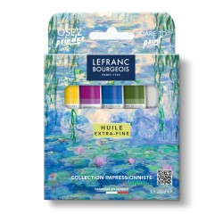 Set Edition Impressionniste huile extra-fine Lefranc, 5 tubes 20ml 