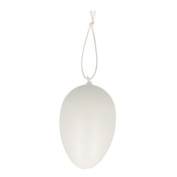 Oeufs en plastique ø6cm avec suspension x10pcs