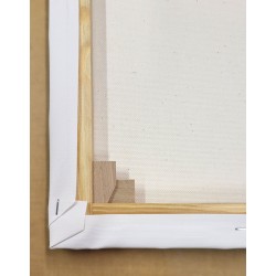 Châssis entoilé en coton à grain épais 361 g/m²