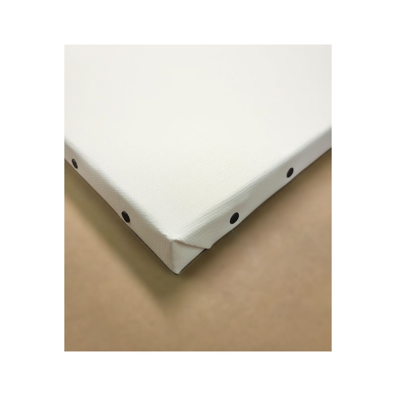 Châssis entoilé en lin supérieur enduction huile à grain moyen 508 g/m²