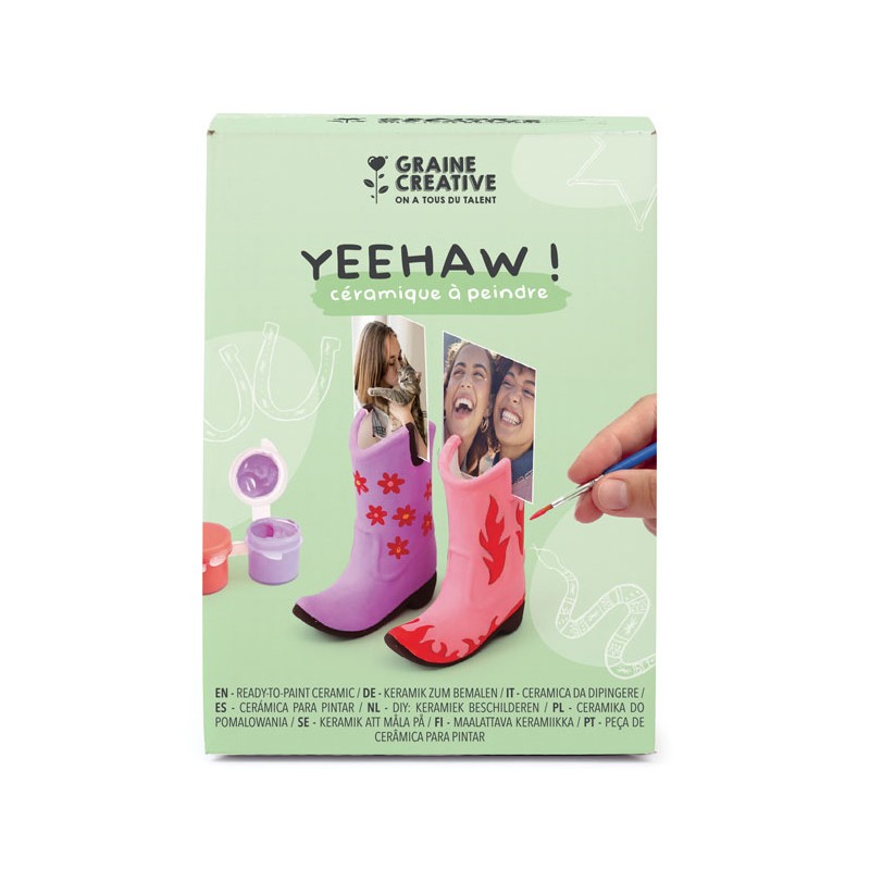 Kit DIY Céramique à peindre - Yeehaw !