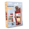 Maquette 3D en bois Book nook - Garage