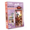 Maquette 3D en bois Book nook - Sakura lane