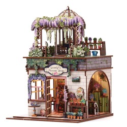 Maquette 3D en bois - Flower Shop