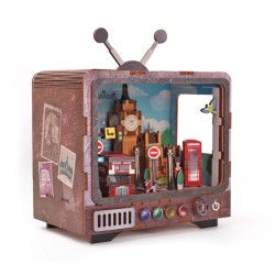 Maquette 3D en bois - TV Londres