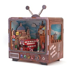 Maquette 3D en bois - TV Londres