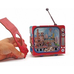 Maquette 3D en bois - TV Paris