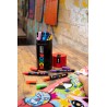 Sélection 13 marqueurs POSCA dans un pot à crayon métal Collector