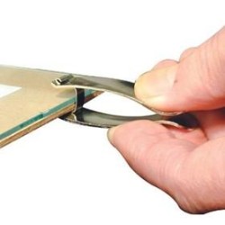 Sachet de 10 pinces à sous-verre 7x7 mm + 2 clés