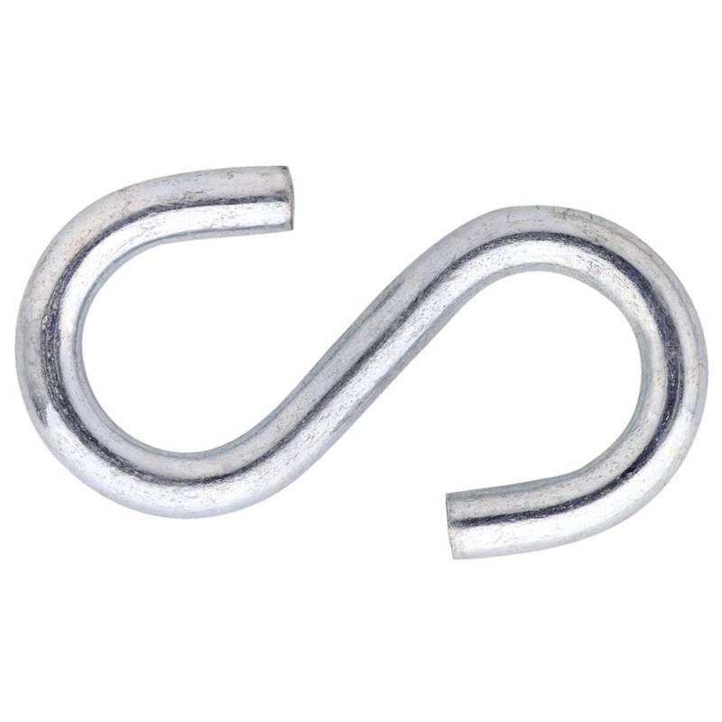 Crochet "S" en métal, sachet de 5 pcs