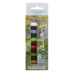 Set Collection Monet de demi-pastels à l'écu Sennelier x6 pcs