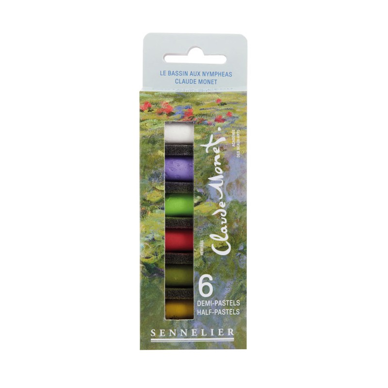Set Collection Monet de demi-pastels à l'écu Sennelier x6 pcs