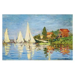 Puzzle 1000 pièces - Régates à Argenteuil, de Claude Monet