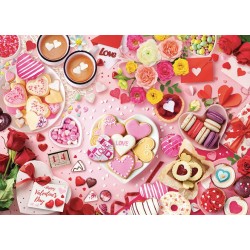 Puzzle 1000 pièces - Table de Saint-Valentin