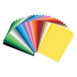 Papier à dessin de couleur 130 g/m², feuille 50x70 cm