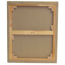 Châssis entoilé en lin transparent à grain moyen 360 g/m²