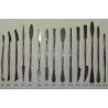 Spatule ébauchoir plate pour restaurateur et sculpteur en inox