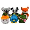 Kit créatif Fils chenille - Twisties Friends, Toki le paon