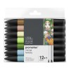 Sets de 12 feutres Promarker Manga + 1 Blender