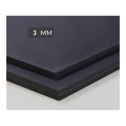 Carton mousse noir 3 mm