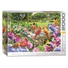 Puzzle 2000 pièces - Rassemblement d'oiseaux