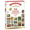 Calendrier de l'Avent Eurographics, 24 puzzles de 50pcs - Noël des Beaux-Arts