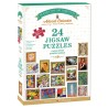 Calendrier de l'Avent Eurographics, 24 puzzles de 50pcs - Art moderne