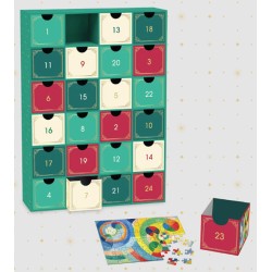 Calendrier de l'Avent Eurographics, 24 puzzles de 50pcs - Art moderne