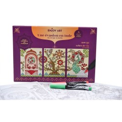 Set coloriage avec Atelier Mandala - Arbre de vie