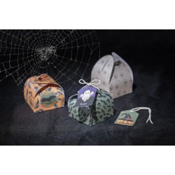 Bloc papier à motifs Halloween 160 g/m², 20 fls A4 assortis