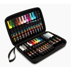 Mallette Posca de 24 marqueurs assortis - Nouvelles couleurs