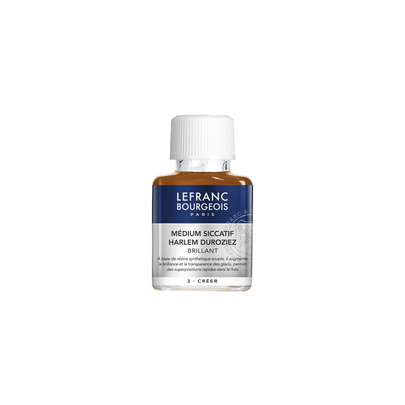 Siccatif brillant Harlem Durozier Lefranc Bourgeois, flacon de 75 ml