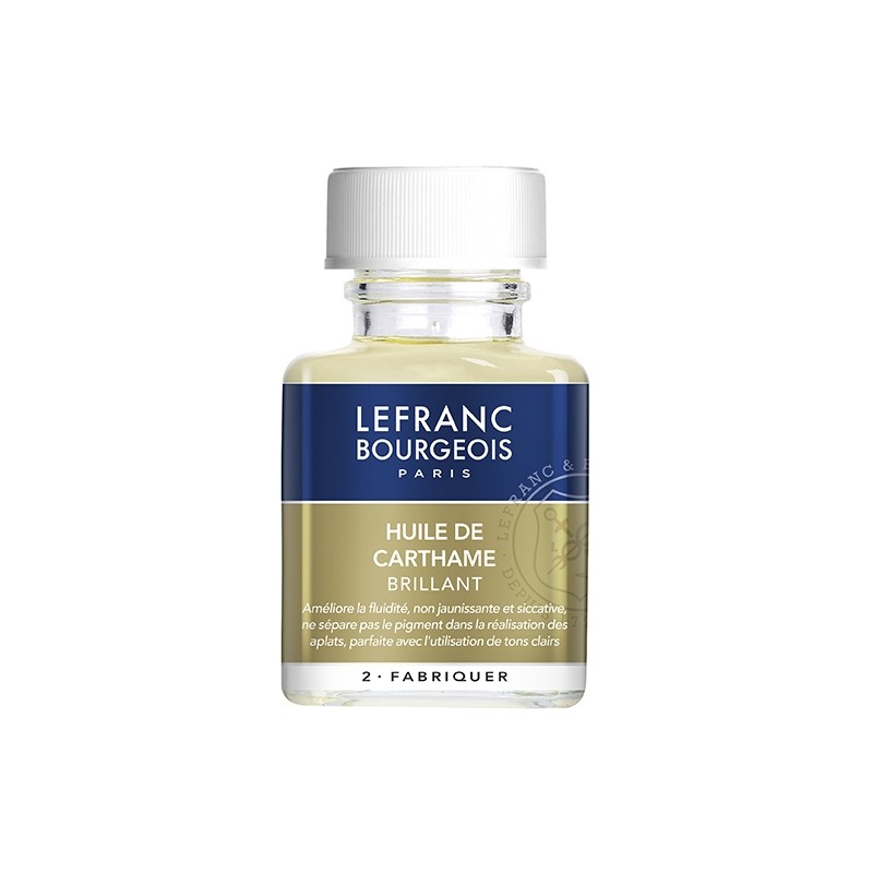 Huile de carthame Lefranc Bourgeois, flacon de 75 ml