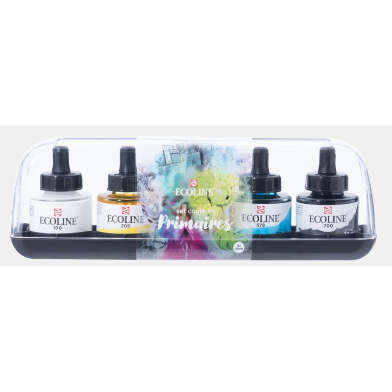 Set encres primaires Ecoline 5x30 ml