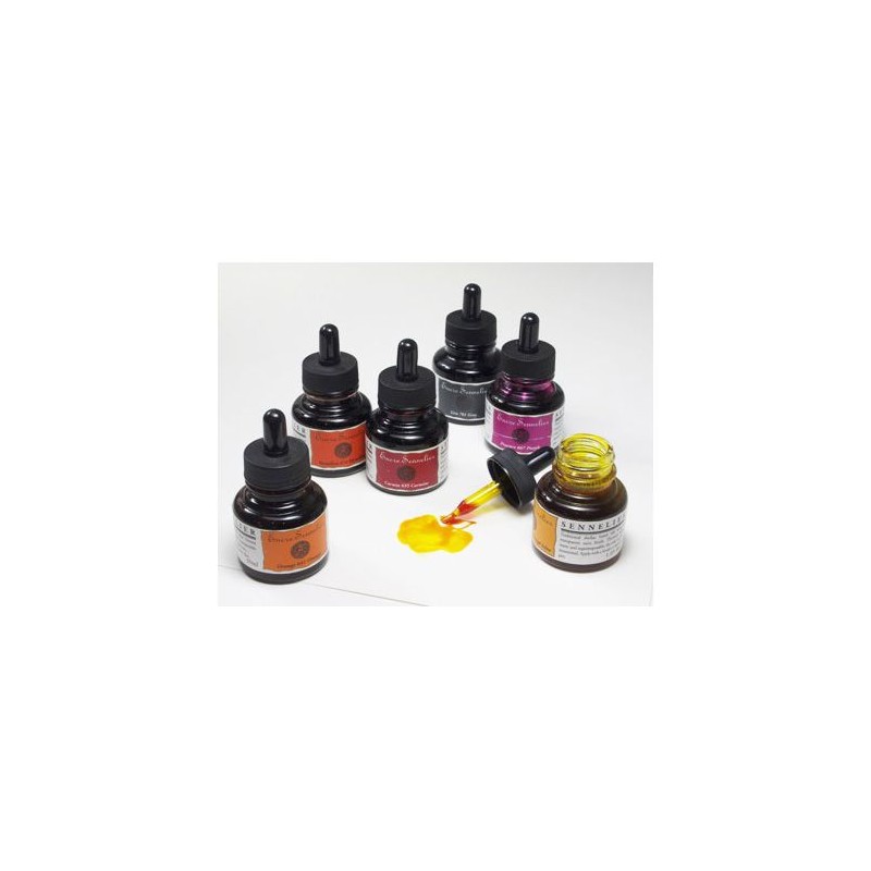 Encre de couleur Sennelier, flacon 30 ml