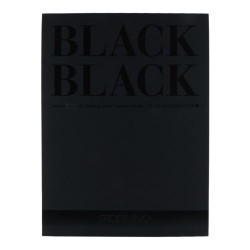 Bloc de papier ultra noir Black Black 300 g/m², 20 fls collées 1 côté