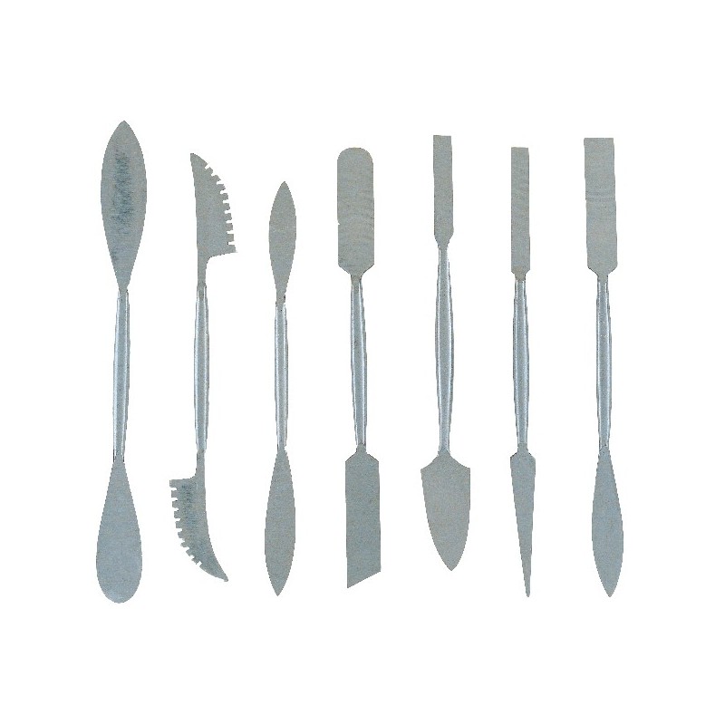 Spatule ébauchoir pour plâtre et sculpture en inox