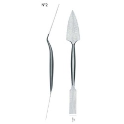 Spatule ébauchoir pour plâtre et sculpture en inox
