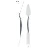 Spatule ébauchoir pour plâtre et sculpture en inox