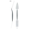 Spatule ébauchoir pour plâtre et sculpture en inox